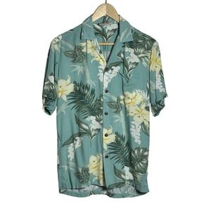 Winnie Fashion Vintage Hawaiian Aloha Shirt Size Small Tropical Resort Travel